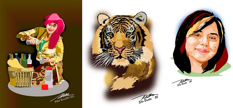 Lebih Jauh Mengenal Auratic Painting dan Teknik Ink Block Art, Seni Lukis Baru di Era Digital