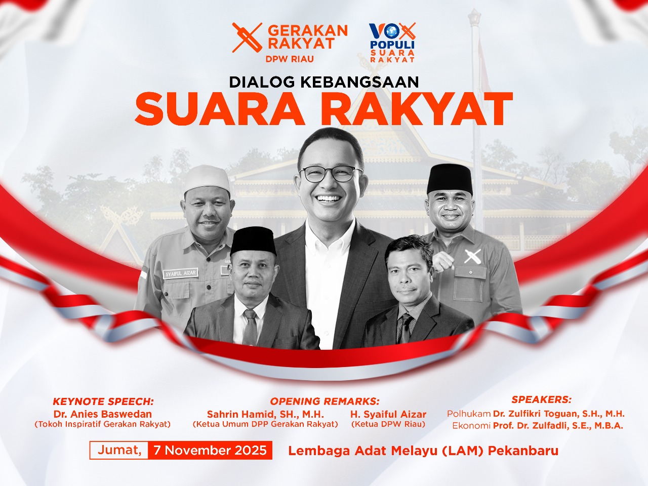 Anies Baswedan Dijadwalkan Hadir di Universitas Muhammadiyah Riau 7 November 2025, Ajak Mahasiswa Bahas Masa Depan Bangsa