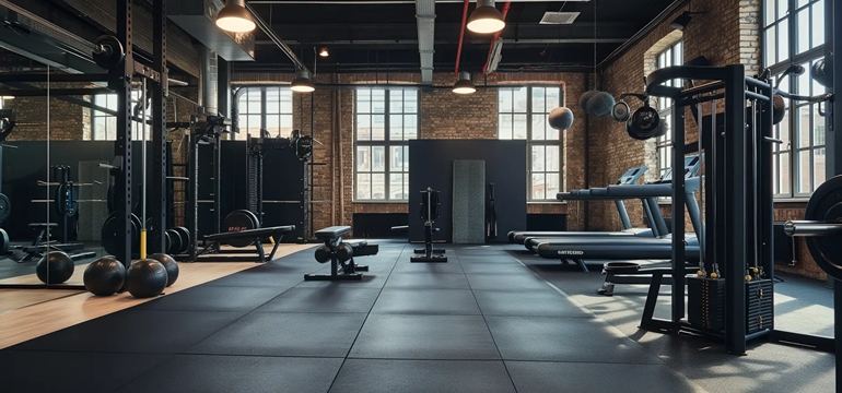 Desain Lantai Karet Gym yang Bikin Ruang Latihan Terlihat Profesional